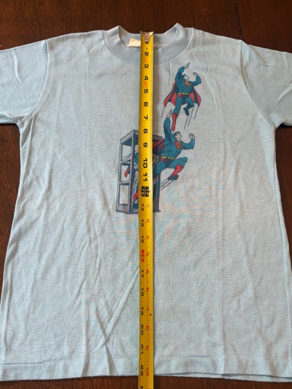 1974 Vintage Superman Superhero Man of Steel Graphic Single Stitch T-Shirt Top - Picture 8 of 14